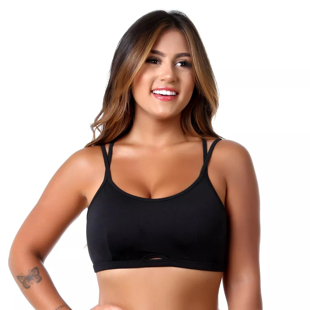Top Fitness Feminino Alça Fina Academia