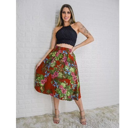 Saia Feminina Viscose (sem Forro) - Moda Evangelica