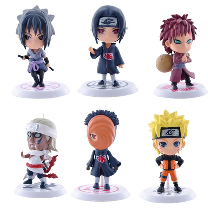 24 Estilos Uzumaki Naruto Anime Action Figure Hatake Kakashi Q Versão Modelo Estátua Colecionável Presentes De Brinquedos