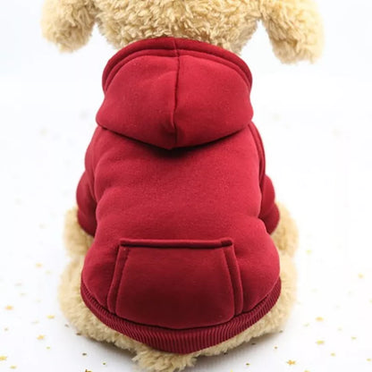Moletom Para Cães Cor Sólida Animal De Estimação Simples