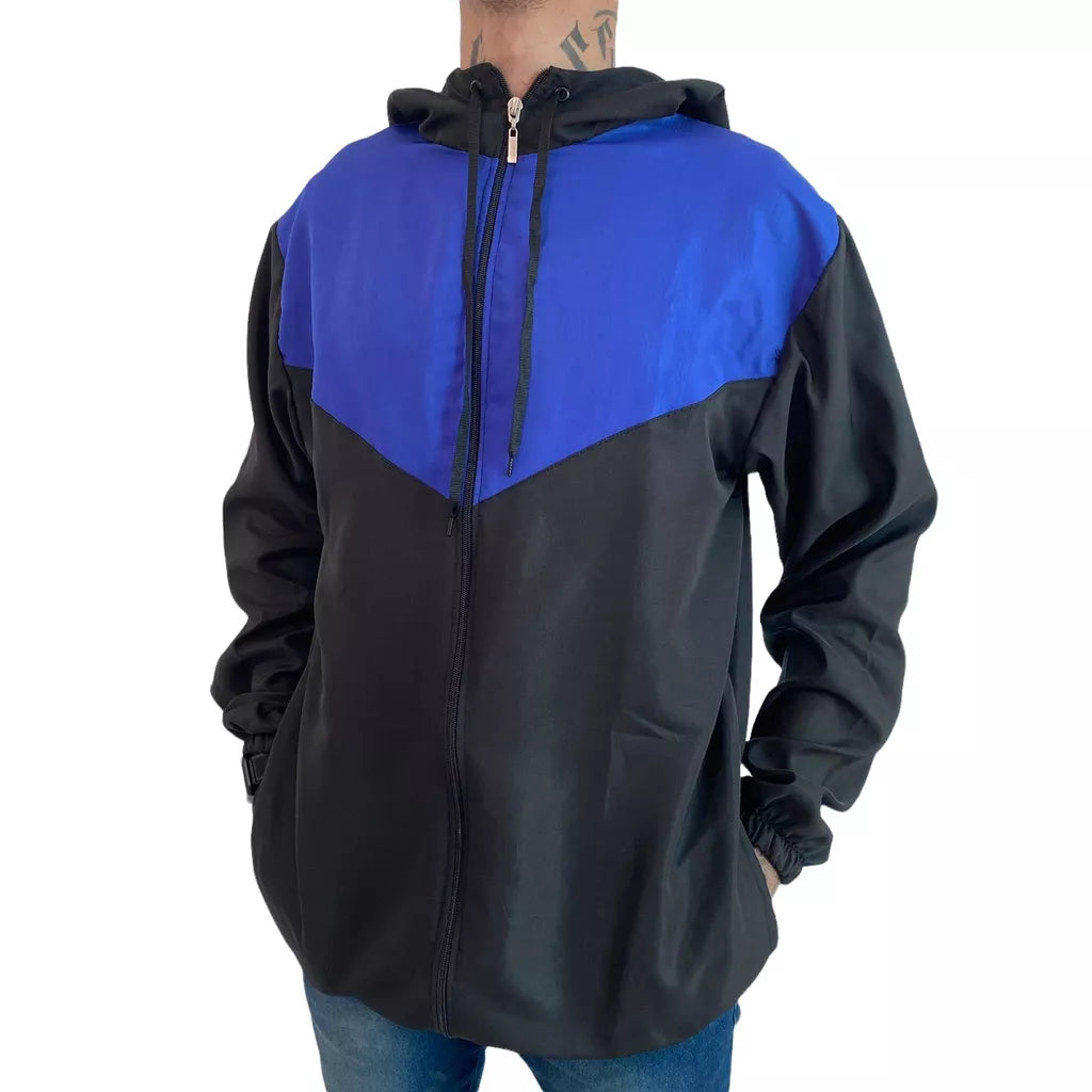Corta-vento Masculina Lisa