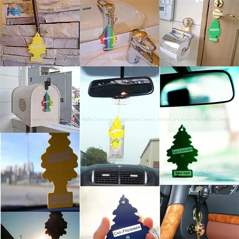 [Little Trees] Pingente De Árvore Pequena De Ar Para Carro / Aromaterapia