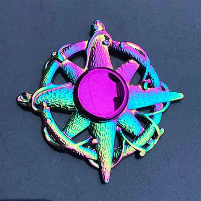 Novo Colorful Fit Spinner Zinc Alloy Decompression Toy Finger Metal Spinner Relieving Stress Effect