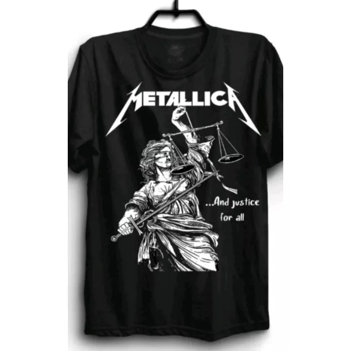 Camiseta Banda de Rock Led Zeppelin Metallica Raul Seixas Nirvana Ramones Slipknot