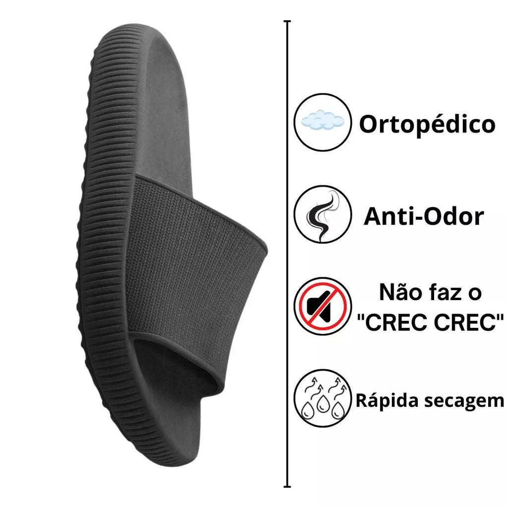 Chinelo Feminino Nuvem Slide - Várias Cores - Sandália Papete Super Confortável