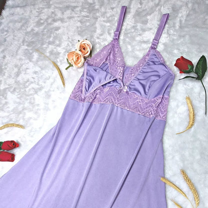 Camisola Amamentação Gestante Pijama Pós parto Saída de Maternidade abre fácil