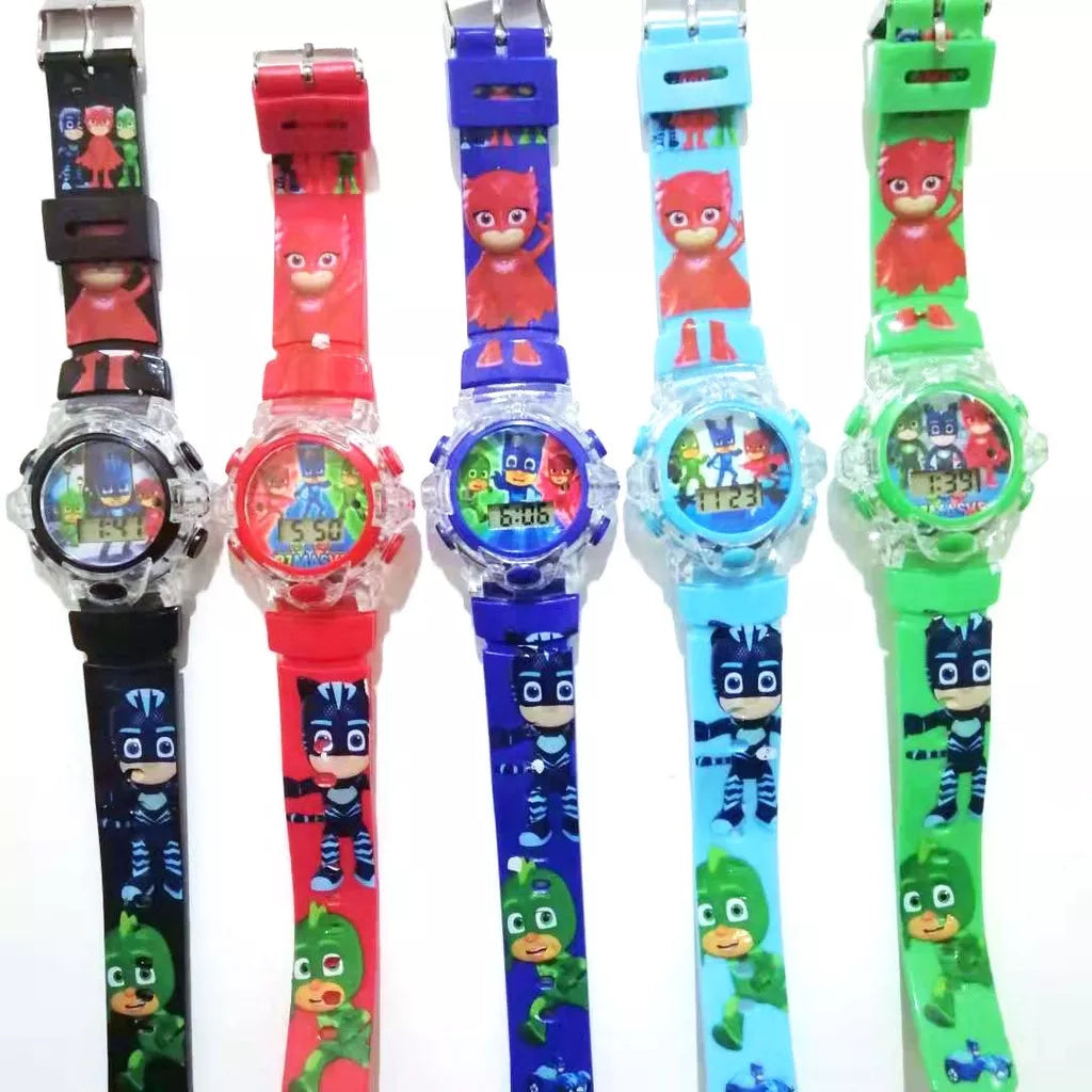 Relogio infantil Relógio de crianças Relógio eletrônico infantil luminoso presente criativo menino cartoon bonito luz piscando música