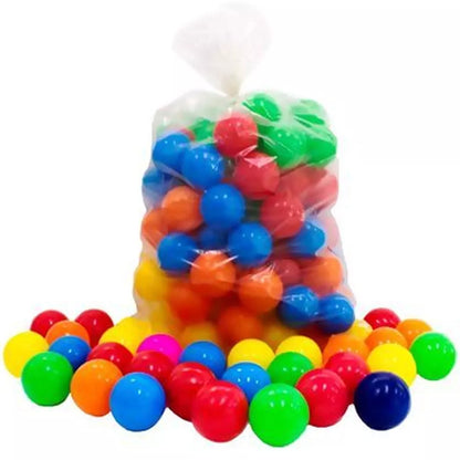 Bolinhas para piscina até 400 bolinhas Coloridas Infantil de Plástico para Piscina de Bolinha tunel toca tenda brincar