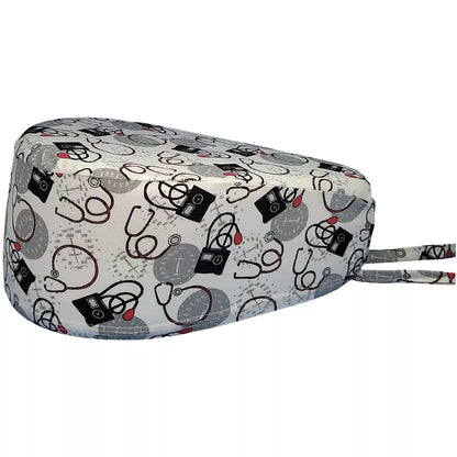 Touca Cirúrgica Bandana Gorro Odonto Enfermagem Veterinária Dentista De Amarrar