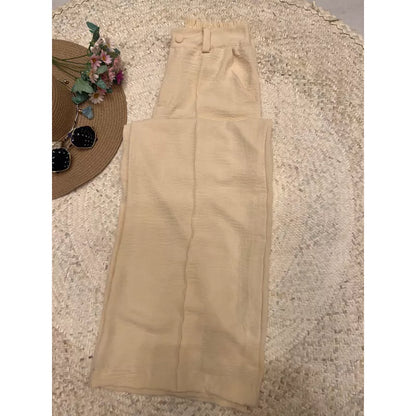 Calça Pantalona tecido De Duna maravilhosa ela estica com cintura