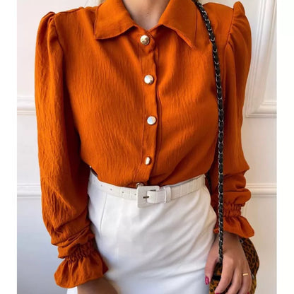 Camisa Feminina Social Botão Estico Blogueira Tendências Super Moda Envio ! !