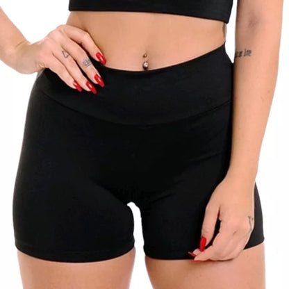 Short Legging Bermuda Academia Meia Coxa Fitness Feminino Casual