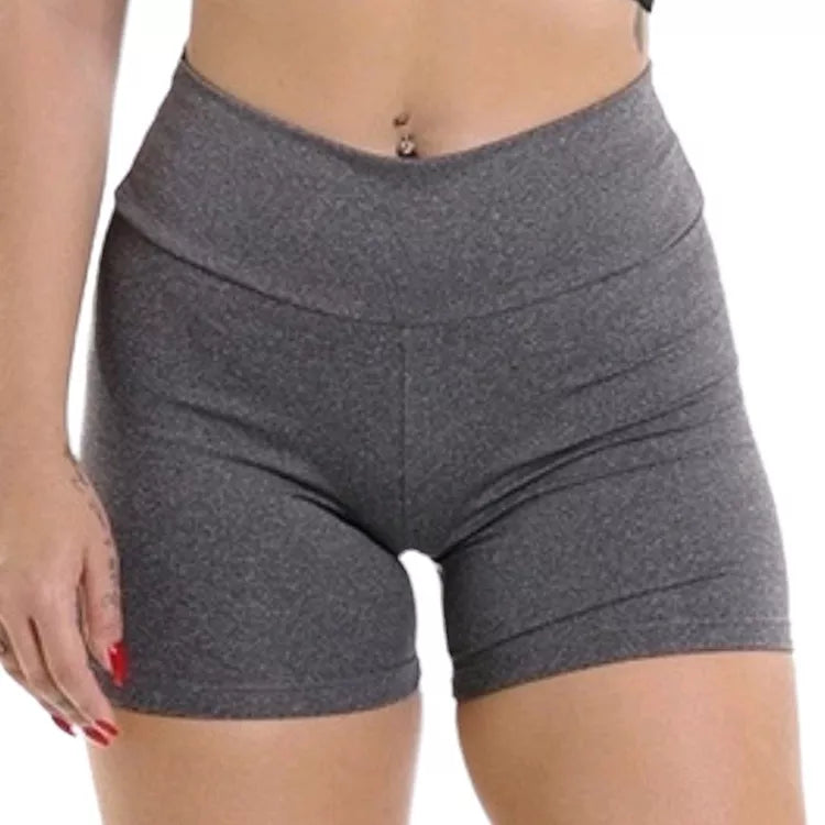 Short Legging Bermuda Academia Meia Coxa Fitness Feminino Casual