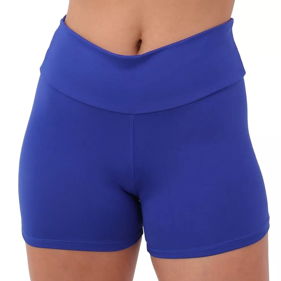 Short Legging Bermuda Academia Meia Coxa Fitness Feminino Casual
