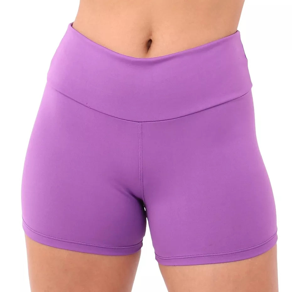 Short Legging Bermuda Academia Meia Coxa Fitness Feminino Casual