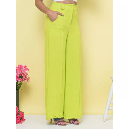 Calça Pantalona tecido De Duna maravilhosa ela estica com cintura