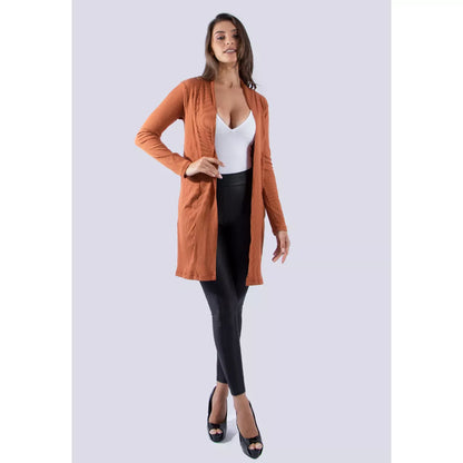 Cardigan Kimono Feminino Canelado