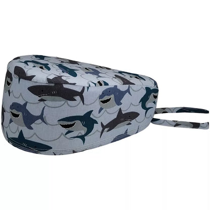 Touca Cirúrgica Bandana Gorro Odonto Enfermagem Veterinária Dentista De Amarrar