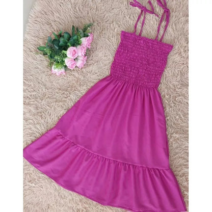 Vestido lastex ciganinha c/alça babado rodadinho, moda blogueirinha