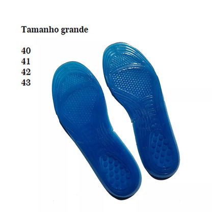 Palmilha Ortopédica Gel de Silicone para Dores nos Pés