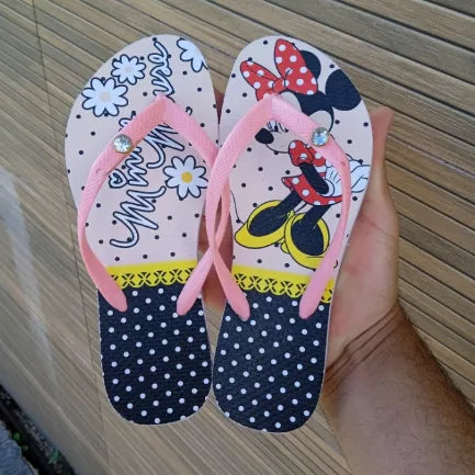Chinelo Feminino Slim Personagem Promoção