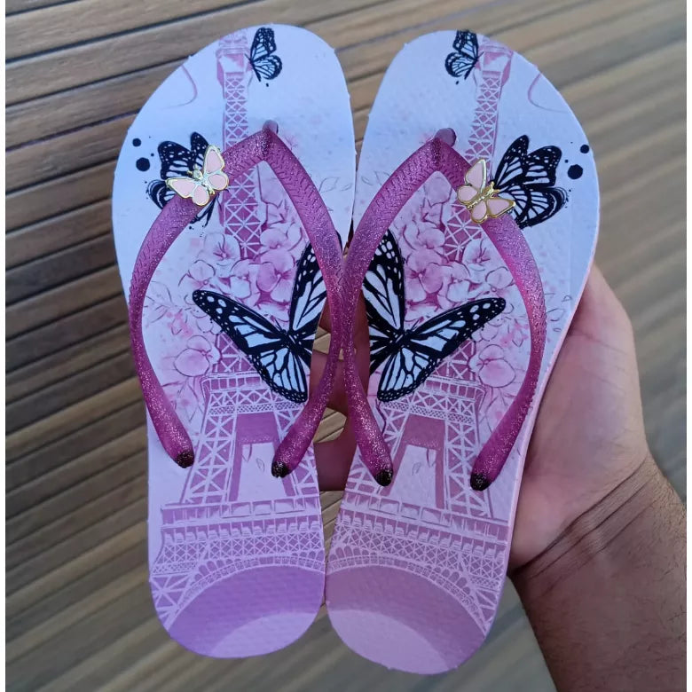 Chinelo Feminino Slim Personagem Promoção