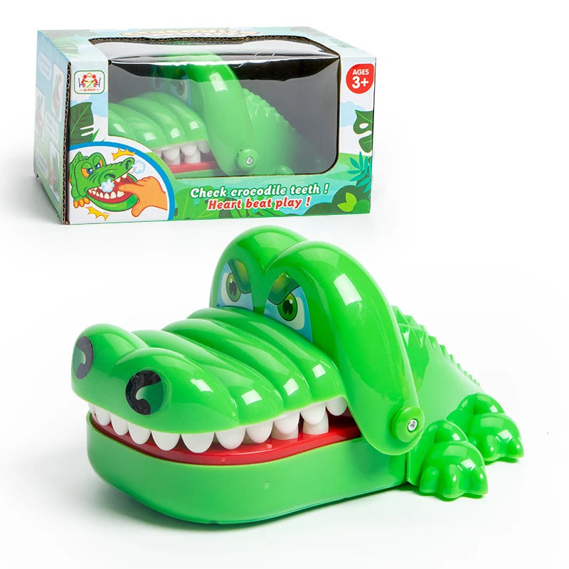 Brinquedo Infantil Jacaré Morde Dedo Crocodilo Dentista Novo