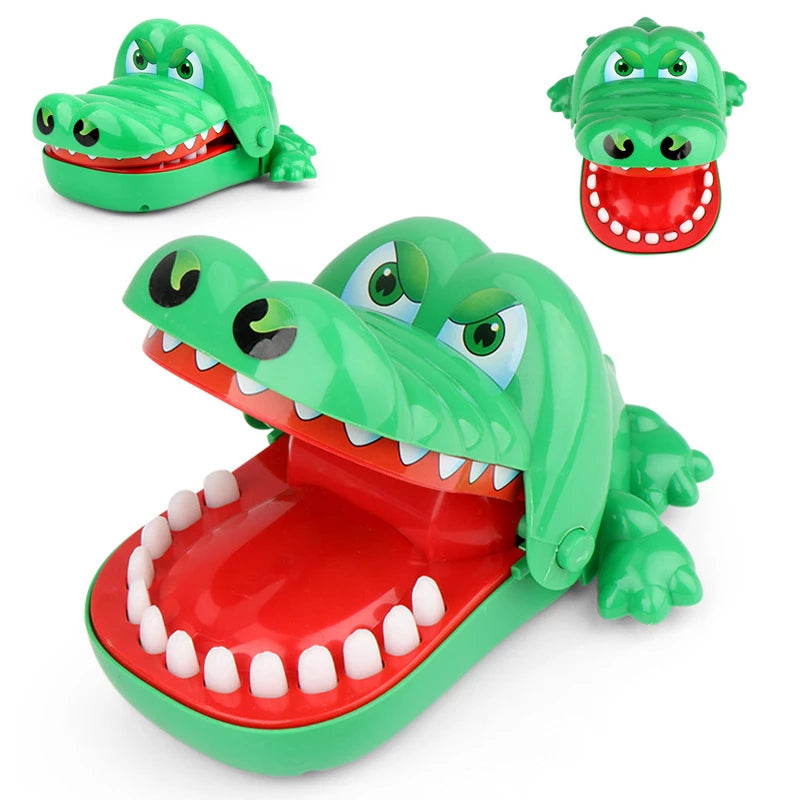 Brinquedo Infantil Jacaré Morde Dedo Crocodilo Dentista Novo