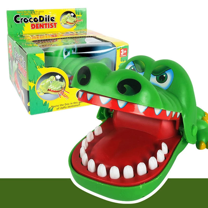 Brinquedo Infantil Jacaré Morde Dedo Crocodilo Dentista Novo
