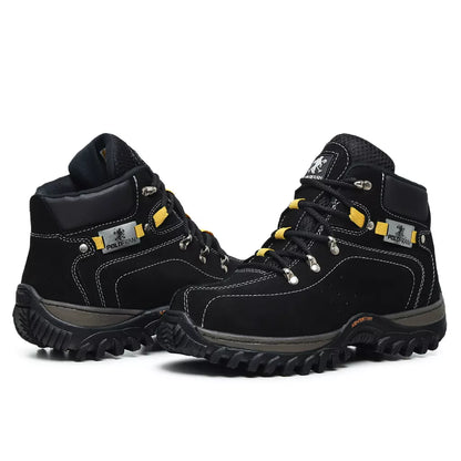 Bota Botina Adventure Couro Legítimo Com Palmilha Gel