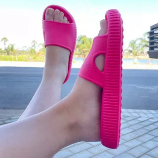 Chinelo Feminino Nuvem Slide - Várias Cores - Sandália Papete Super Confortável