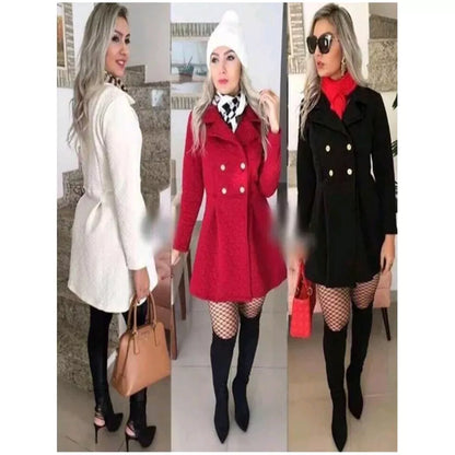 Casaco Sobretudo Feminino Metalasse P ao GG Coleção Outono e Inverno 4.8