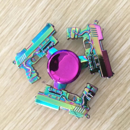 Novo Colorful Fit Spinner Zinc Alloy Decompression Toy Finger Metal Spinner Relieving Stress Effect