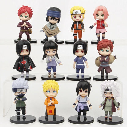 24 Estilos Uzumaki Naruto Anime Action Figure Hatake Kakashi Q Versão Modelo Estátua Colecionável Presentes De Brinquedos
