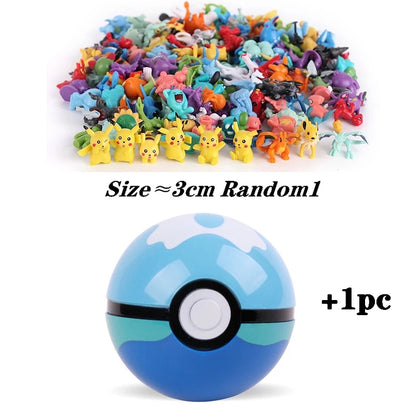 7 cm multicolorido pokémon bola pokémon de alta qualidade brinquedo figura 2-3 cm para crianças presente de aniversário