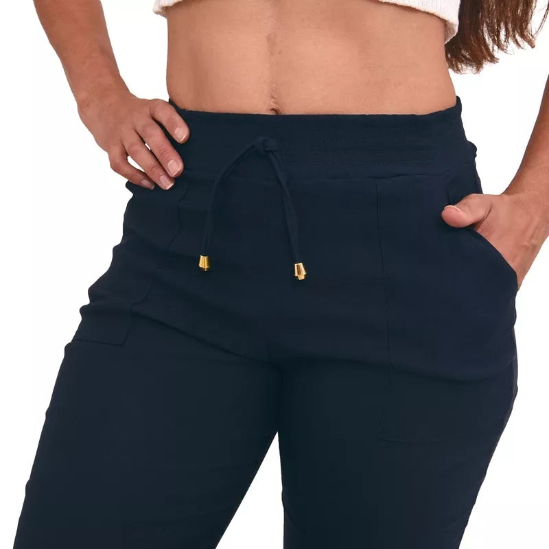 Calça Jogger Feminina Blogueirinha Cargo Luxuosa Bengaline