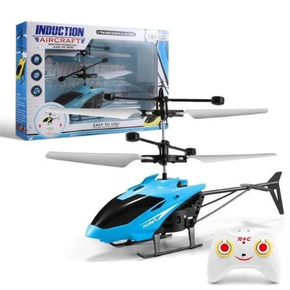 Helicóptero de Brinquedo de Controle Remoto Mini Zangão Recarregável Infravermelho De Indução