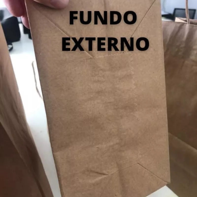 Sacolas Kraft 50 UNIDADES  ESCOLHA o Tamanho