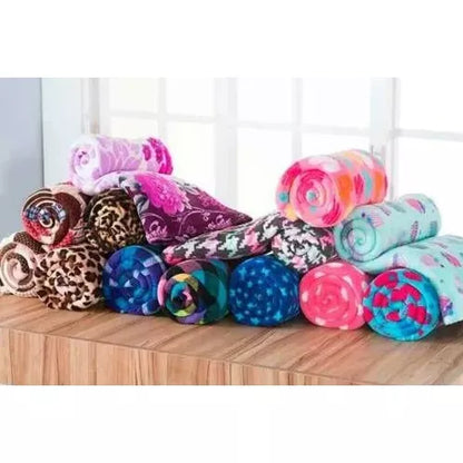 Manta Cobertor Estampado Soft Pet Cachorro Gato 0,85 x 0,95