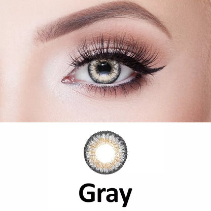 ZELIN Lente de Contato Colorida Aparência Natural Uso Anual Para Maquiagem Dos Olhos