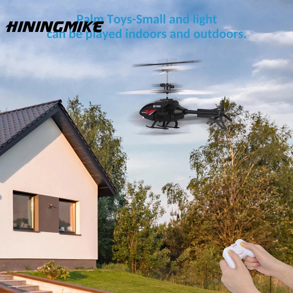 Helicóptero de Brinquedo de Controle Remoto Mini Zangão Recarregável Infravermelho De Indução