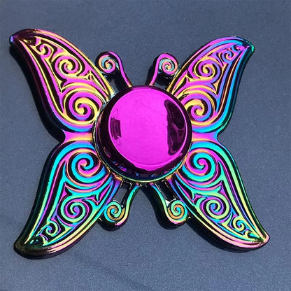 Novo Colorful Fit Spinner Zinc Alloy Decompression Toy Finger Metal Spinner Relieving Stress Effect