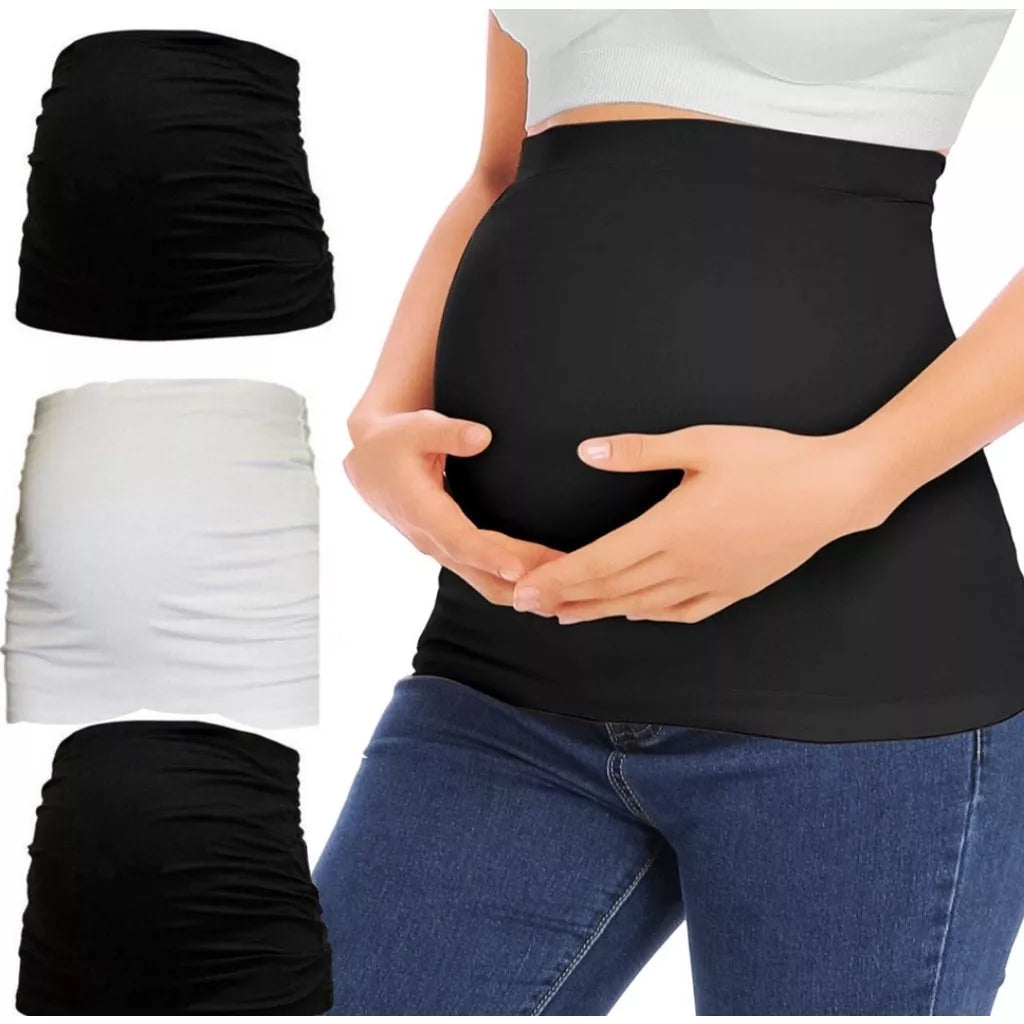 Kit Faixa para gestante Extensor de cós Gravidez Calça Jeans
