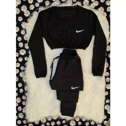 conjunto moletom flanelado NK inverno 2023