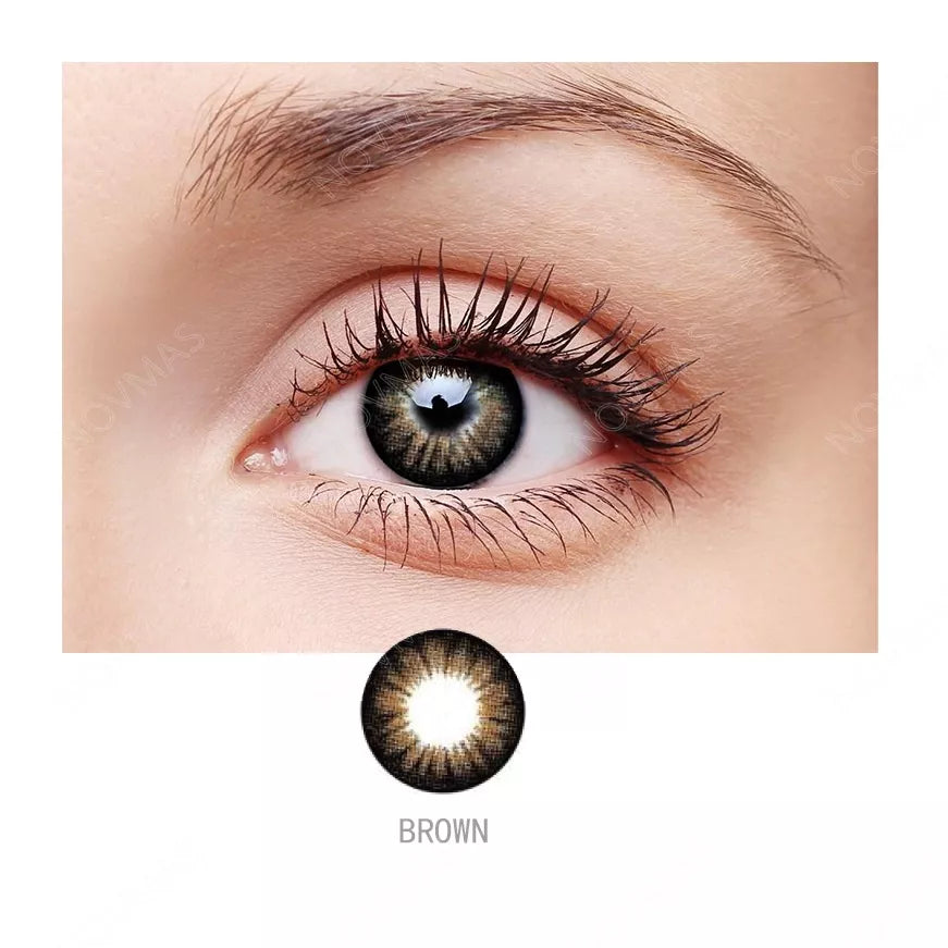 ZELIN Lente de Contato Colorida Aparência Natural Uso Anual Para Maquiagem Dos Olhos