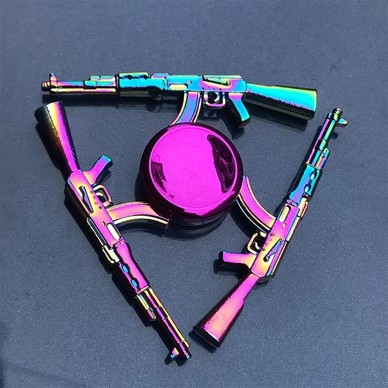 Novo Colorful Fit Spinner Zinc Alloy Decompression Toy Finger Metal Spinner Relieving Stress Effect