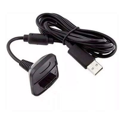 Kit 2 Cabo + Bateria Xbox 360 Controle Slim 6400mAh Promoção