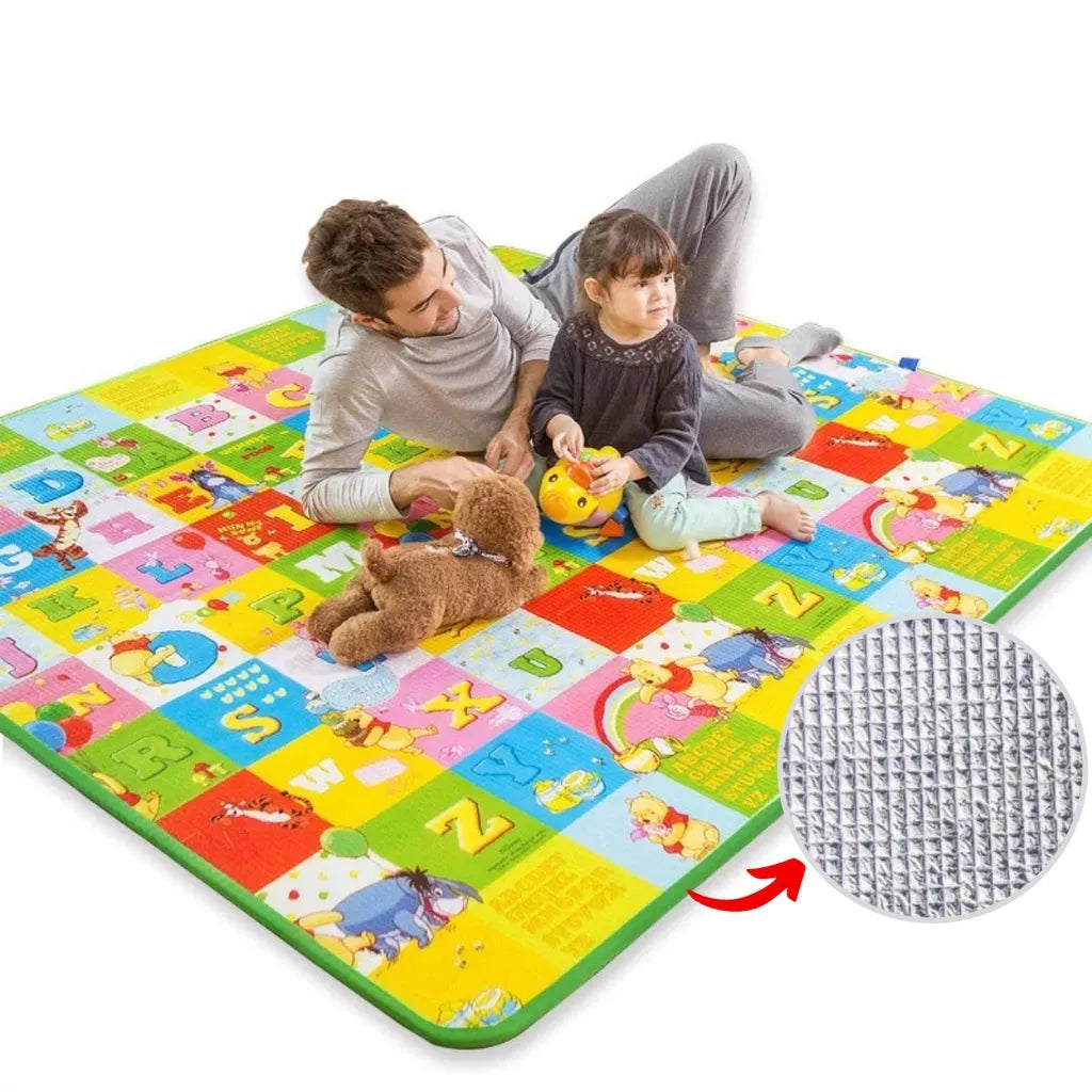 Tapete Infantil Térmico Para Bebê Grande Atividades Tatame Educativo