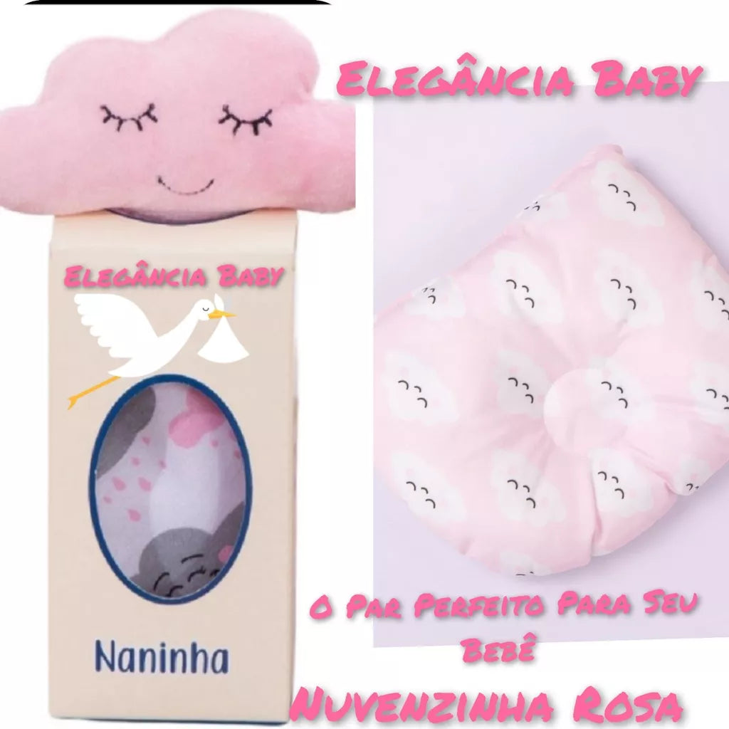 Naninha  Para Bebê E Travesseirinho Anatômico - Apoio De Cabeça