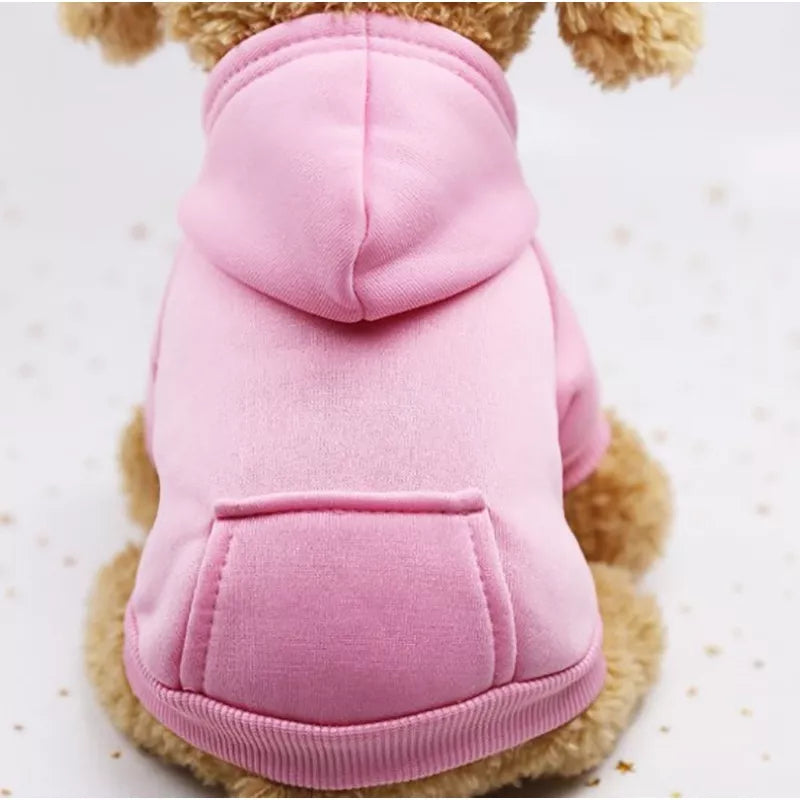 Moletom Para Cães Cor Sólida Animal De Estimação Simples